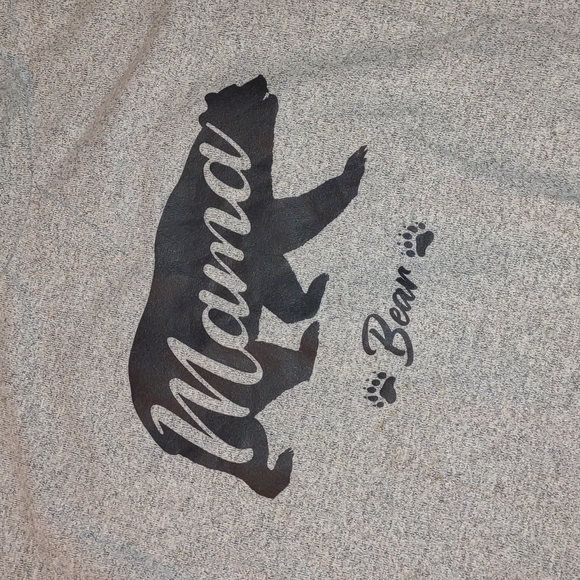 Angle Kiss Maternity Gray 'Mama Bear' Sweater - Picture 2 of 5